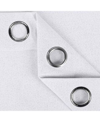 Neal 100% Blackout Solid Machine Washable Curtains, Set of 2 Panels, 52"x108