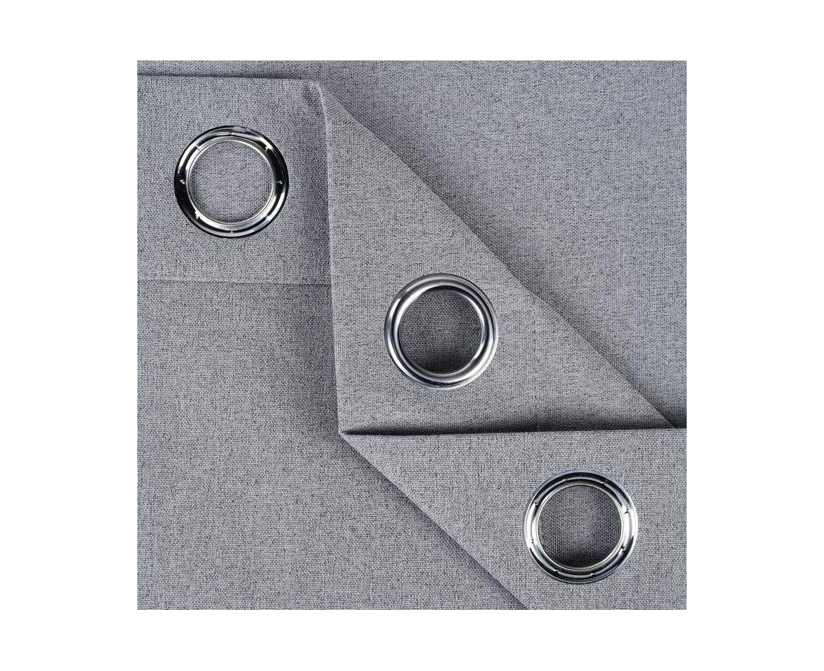 Superior Neal 100% Blackout Solid Machine Washable Curtains, Set of 2 Panels