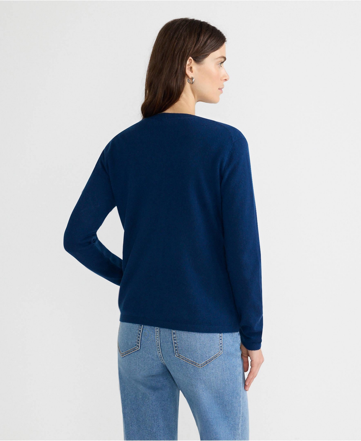 Lands' End Women's Petite Cashmere Cardigan Sweater