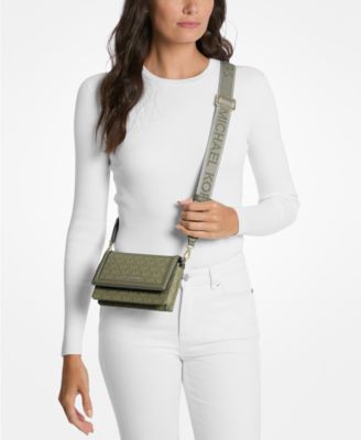 Michael Kors Jet Set Mini Phone Webbing Crossbody Bag