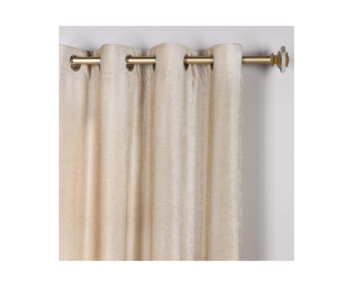 Superior Noor Chenille Semi-Blackout Machine Washable Curtains, Set of 2 Panels