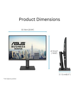 BE248CFN 24.1" 16:10 WUXGA 100Hz USB-C Docking IPS LED Monitor, Black