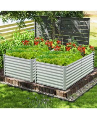 Raised Garden Bed Large Metal Planter Box Kit for Vegetable Herb 6' x 3' x 2'