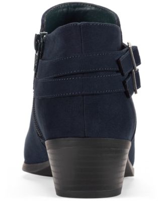 Women's Willaa Belt Block Heel Booties, Macy's Exclusive