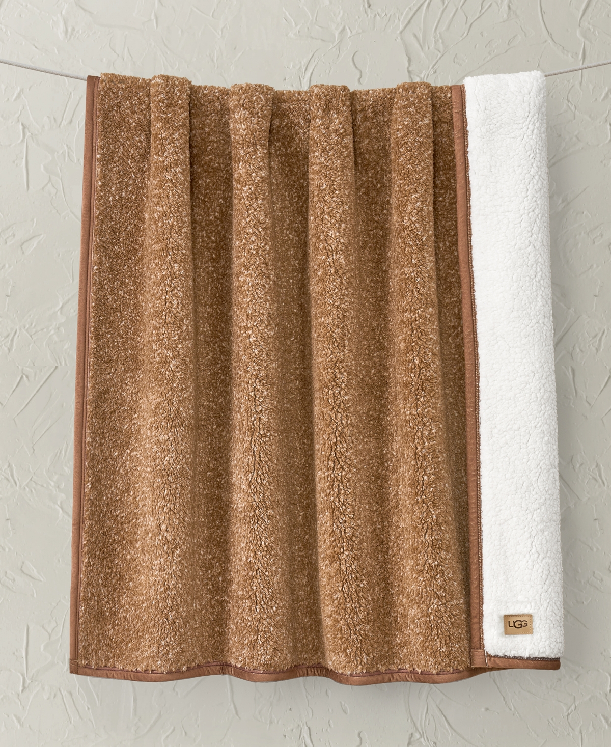 Ugg Classic Fluff Throw, 50" X 70" In Brown