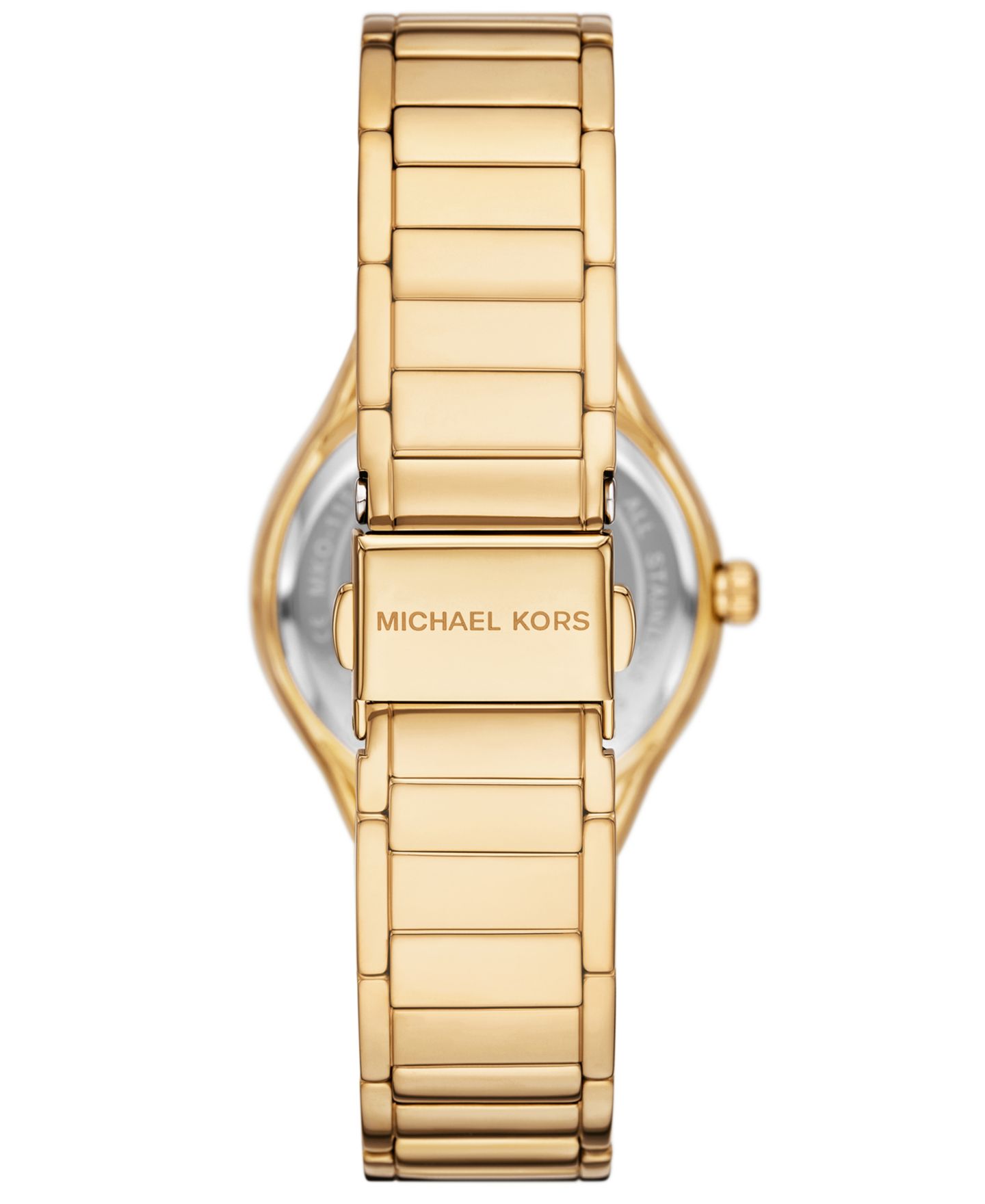 Женские часы Michael Kors Sylvia Three-Hand Gold-Tone Stainless Steel Watch, 33mm — фото 2