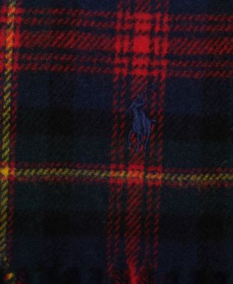 Men's Woolen Plaid Scarf