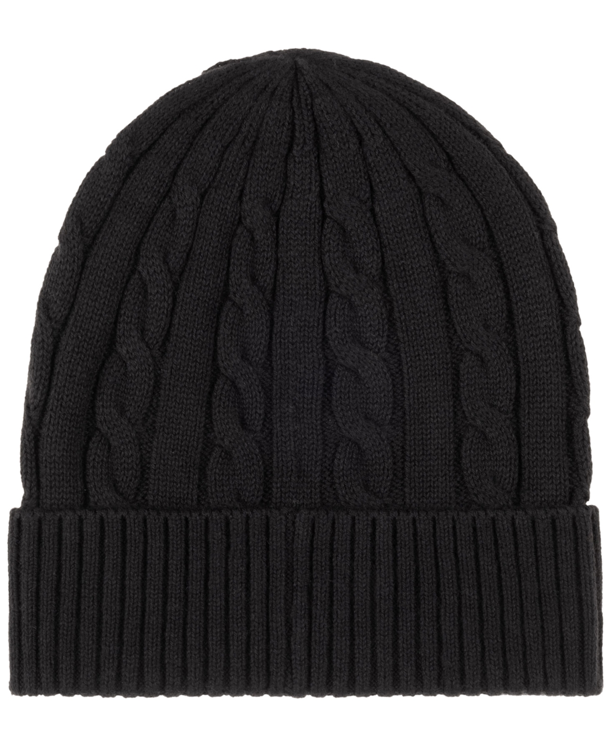 Polo Ralph Lauren Men's Cashmere Cable Beanie In Black