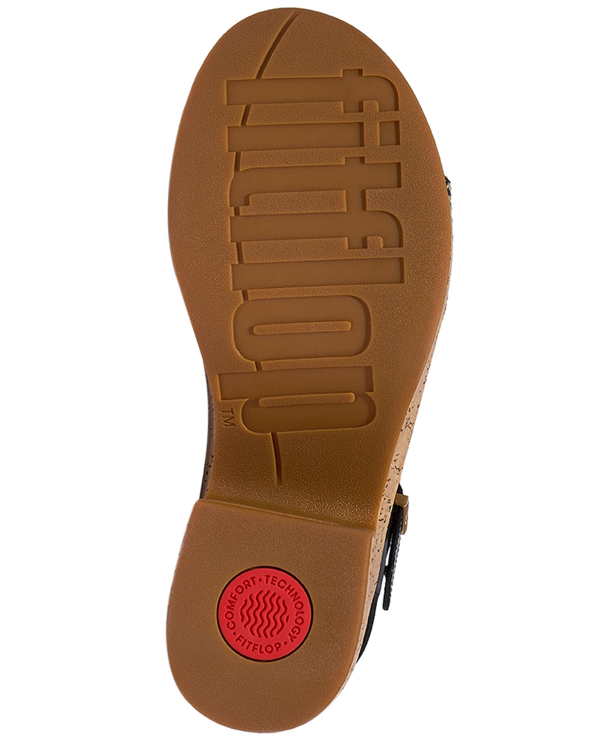 FitFlop Women's Platforms Leather Heeled Wedge Sandals