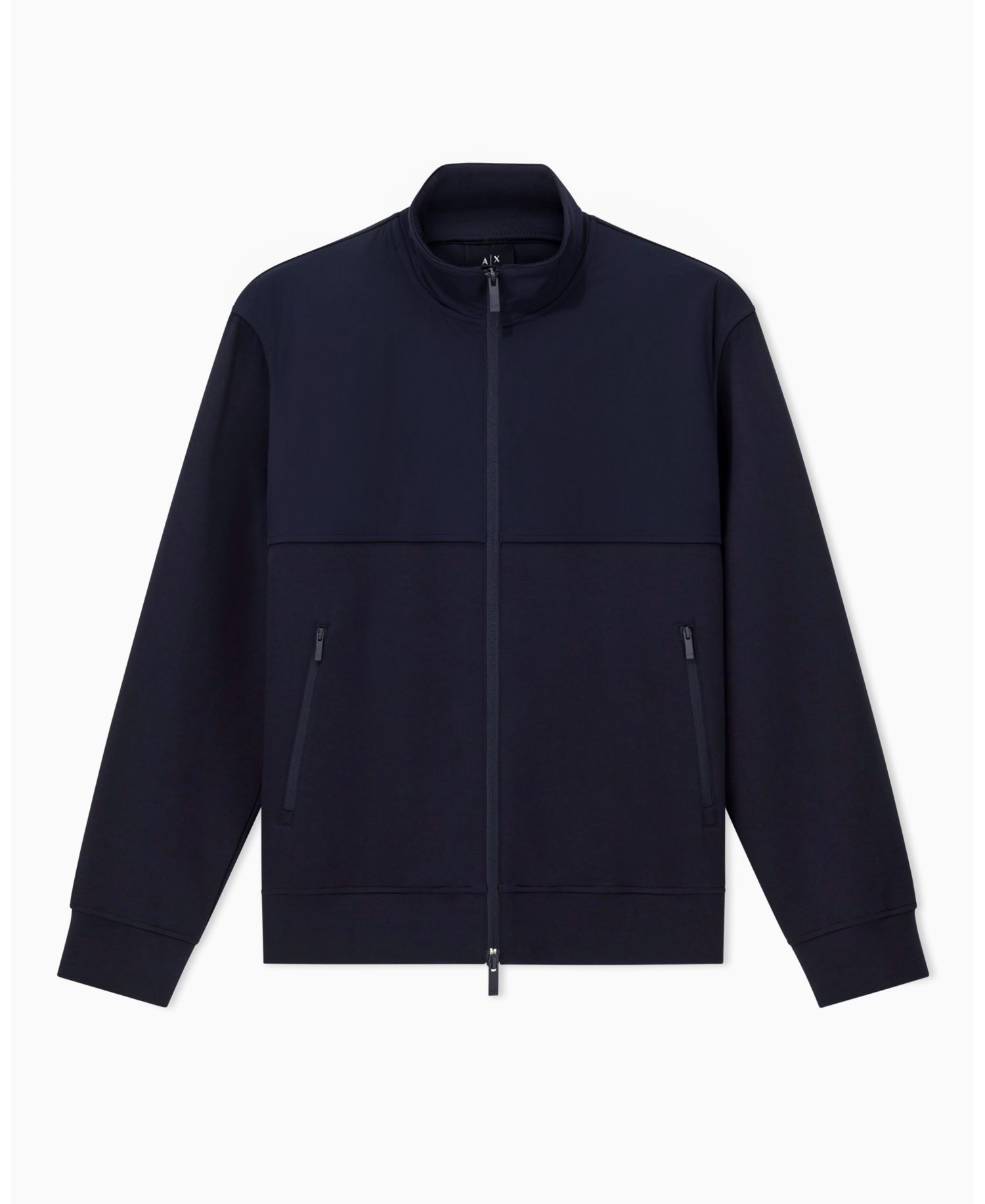 Men's Mixed Media Commuting Full Zip Sweatshirt