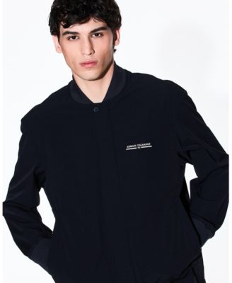 Men's Nylon Graphic Bomber Jacket