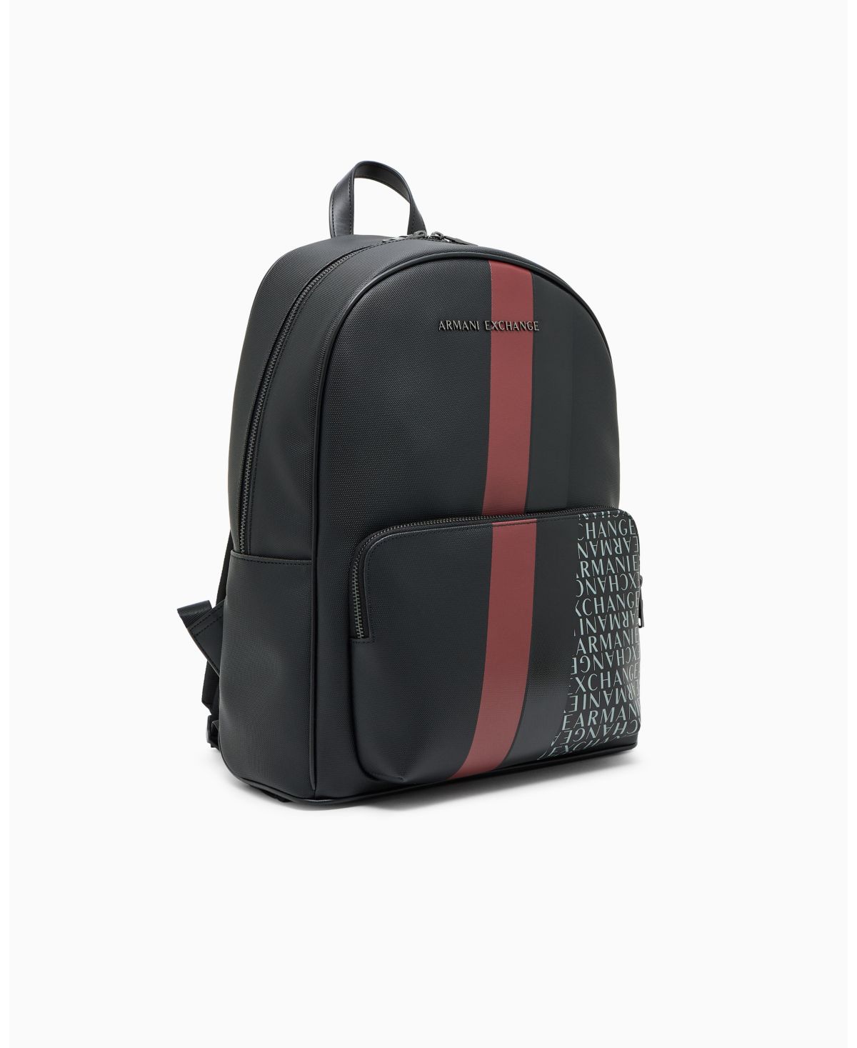 Мужской рюкзак с логотипом в полоску