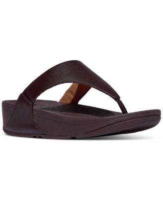 Women's Lulu Leather Toe-Thongs Sandals