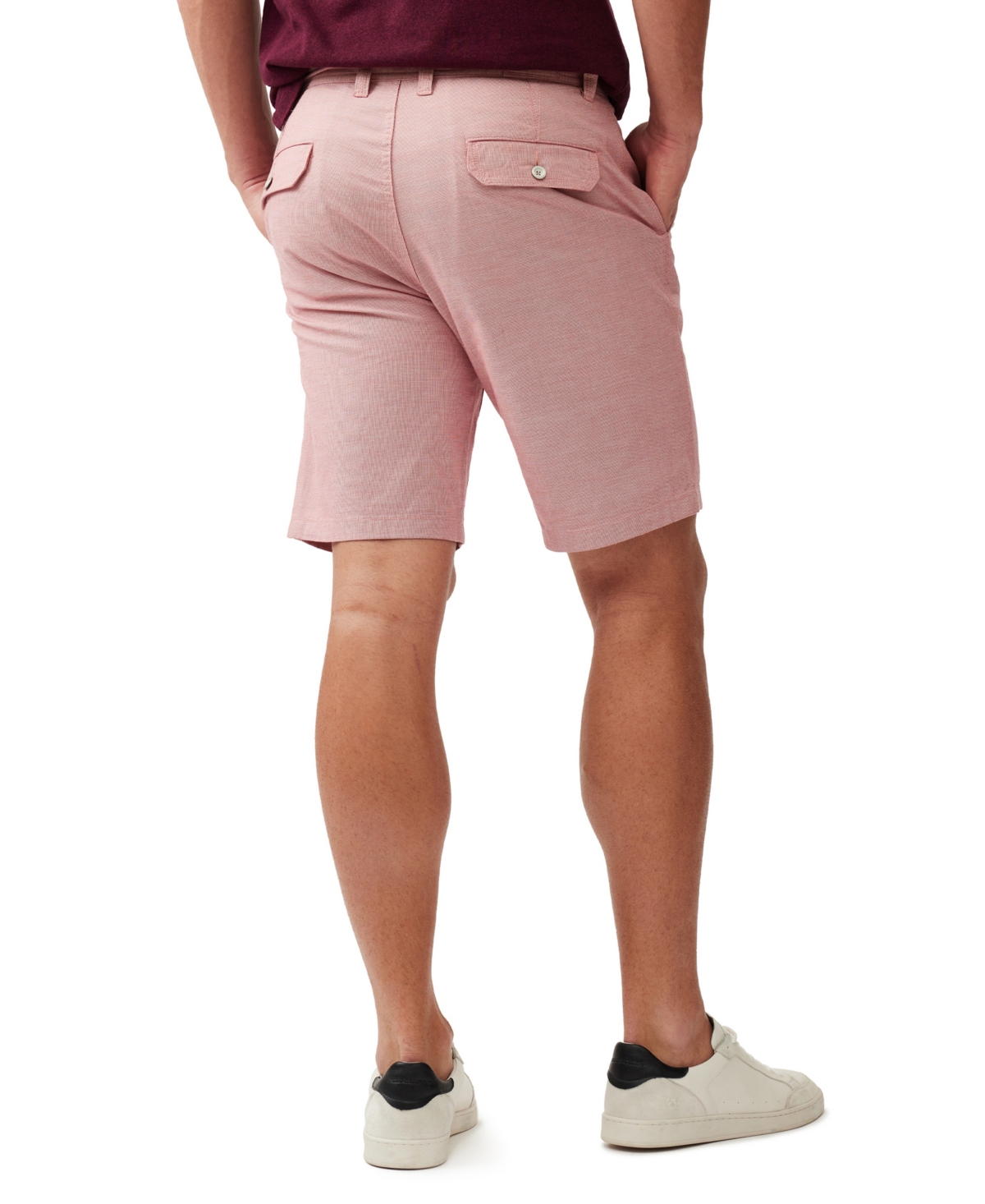 Rodd & Gunn Millwater Stretch Twill Shorts In Pink