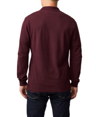 Men's The Gunn Long Sleeve Slim Fit Polo Shirt