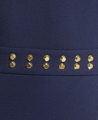 MICHAEL Women's Astor Stud Sleeveless Mini Dress