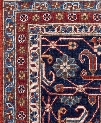 Adorn Hand Woven Rugs Serapi M0103 78 Rug Collection In Red