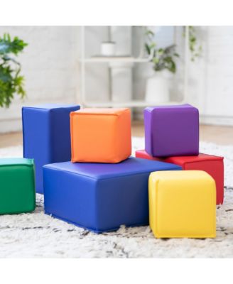 SoftZone Toddler Foam Building Blocks, Contemporary, 7-Piece