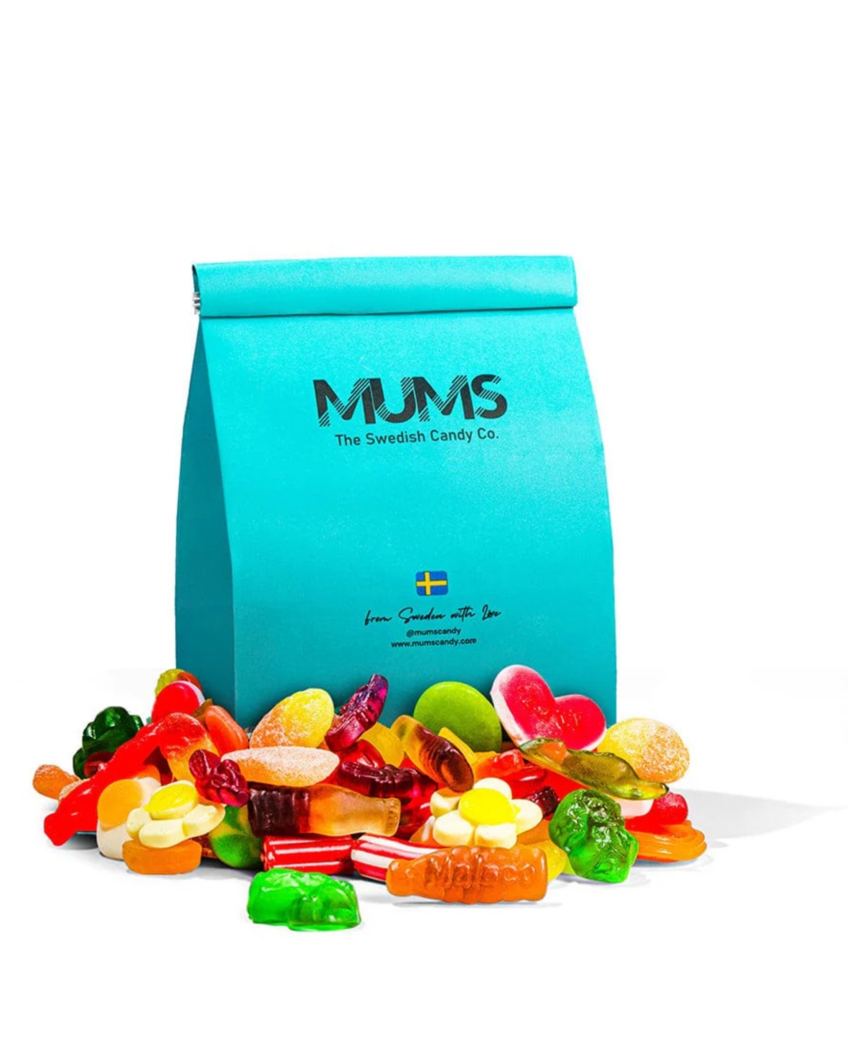 Mums Sweet Swedish Candy Mix With Bubs, 22 oz In Transparent