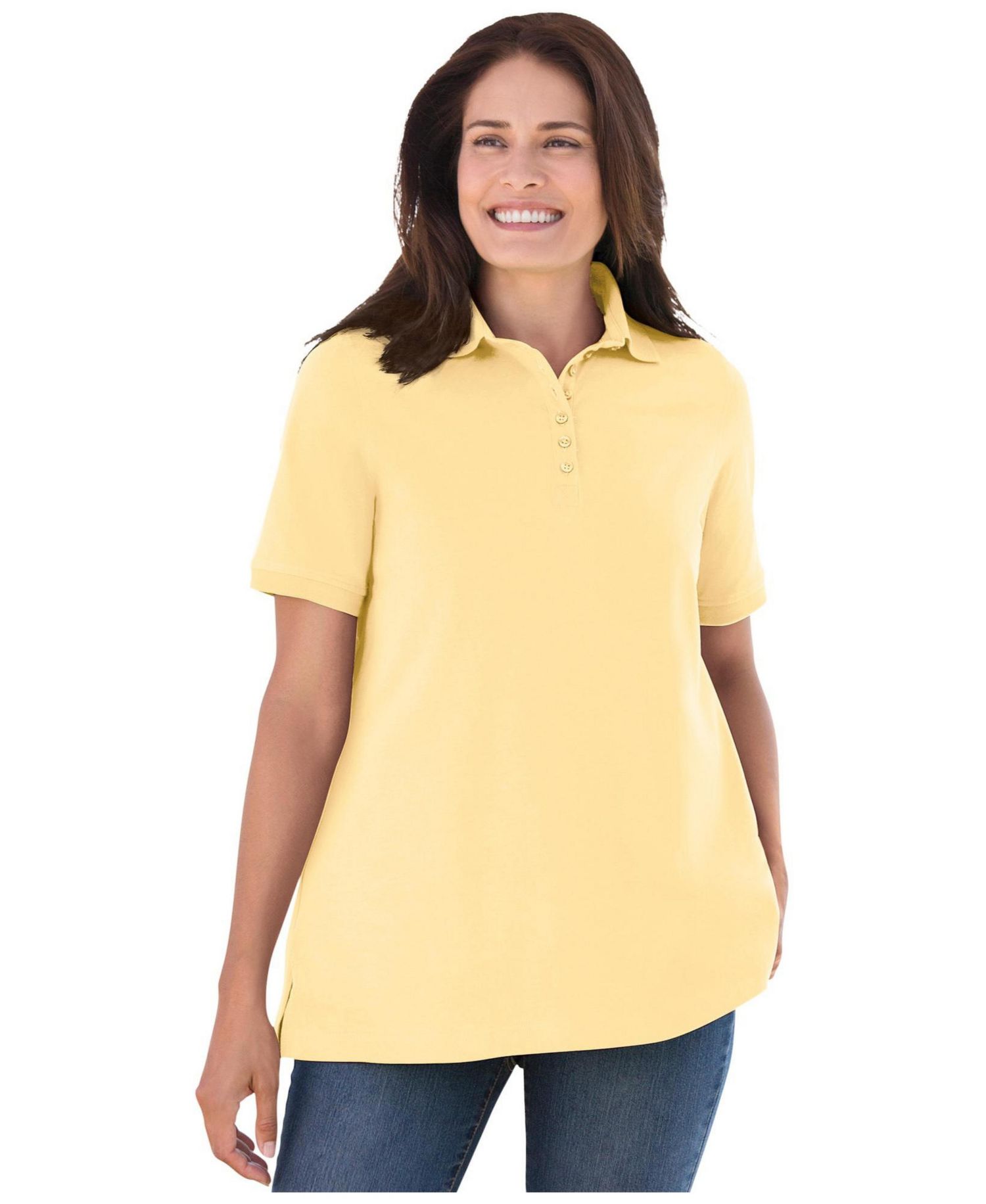 Women's Within Perfect Short-Sleeve Polo Shirt