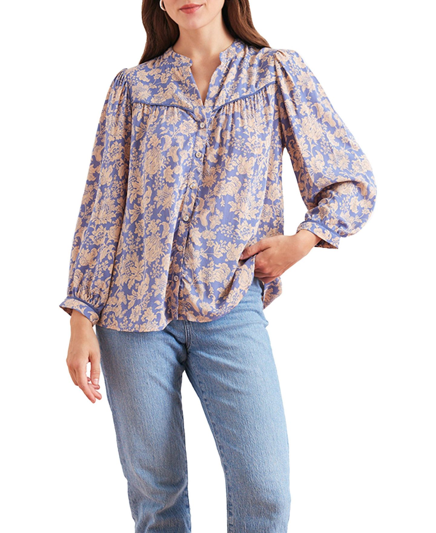 Женская рубашка Paneros Clothing Anna, цвет: С принтом — фото 1