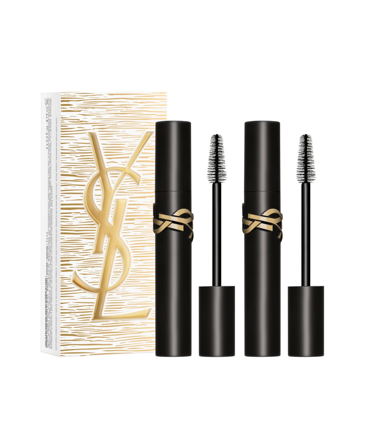 Saint Laurent Lash Clash Extreme Volume Mascara Duo In Black