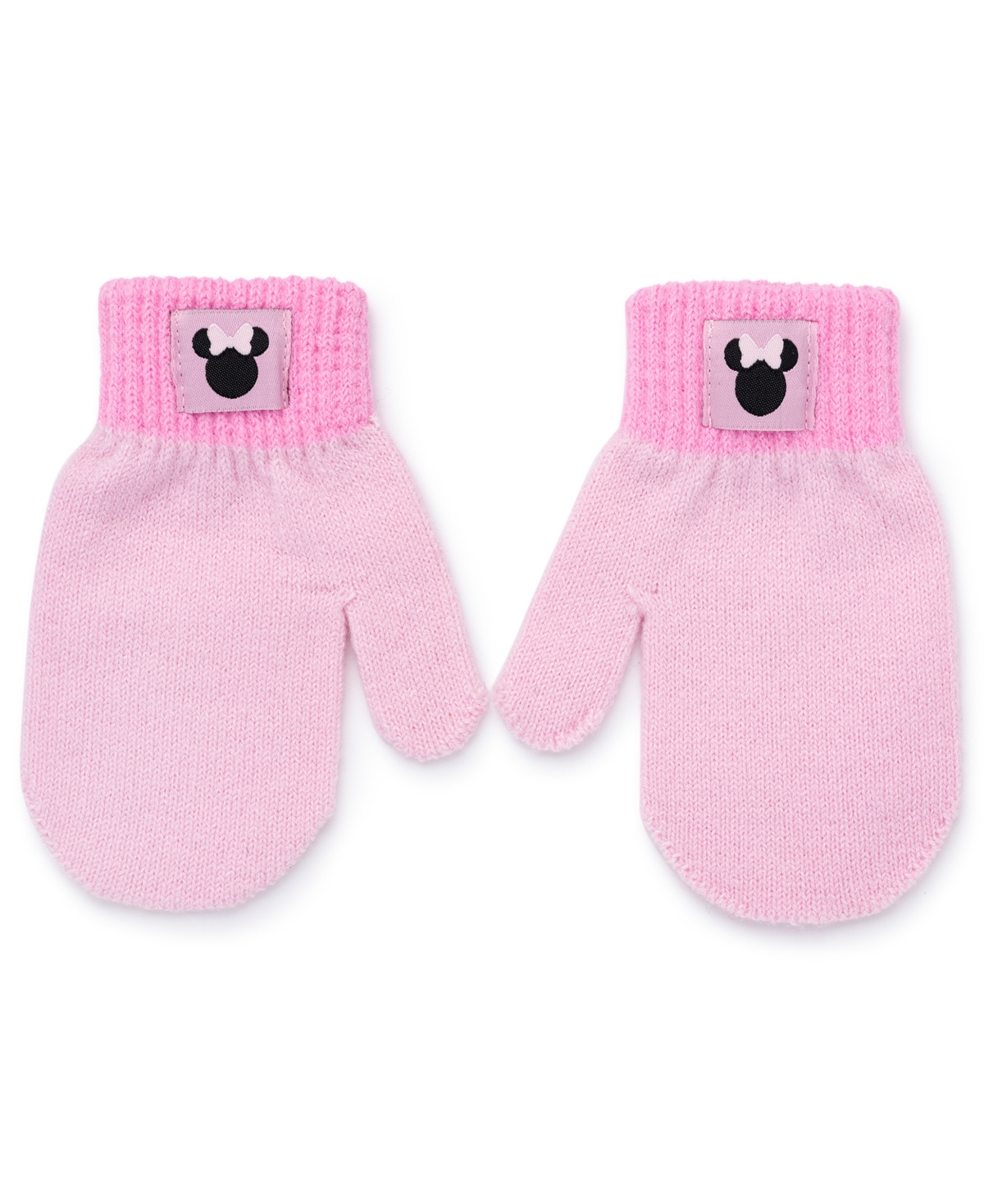 Minnie Mouse Toddler Girls 2-piece Beanie And Mitten Set In Pink