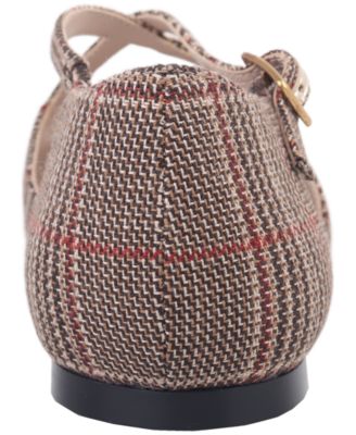 Women's Perrie Crisscross Strap Flats, Created for Macy's