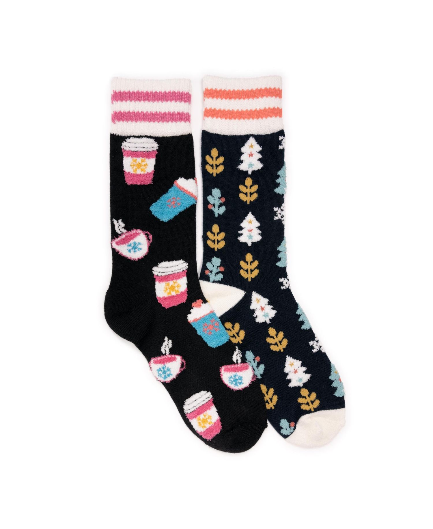 Women's Novelty Cozy Lounge Socks 2 Pack