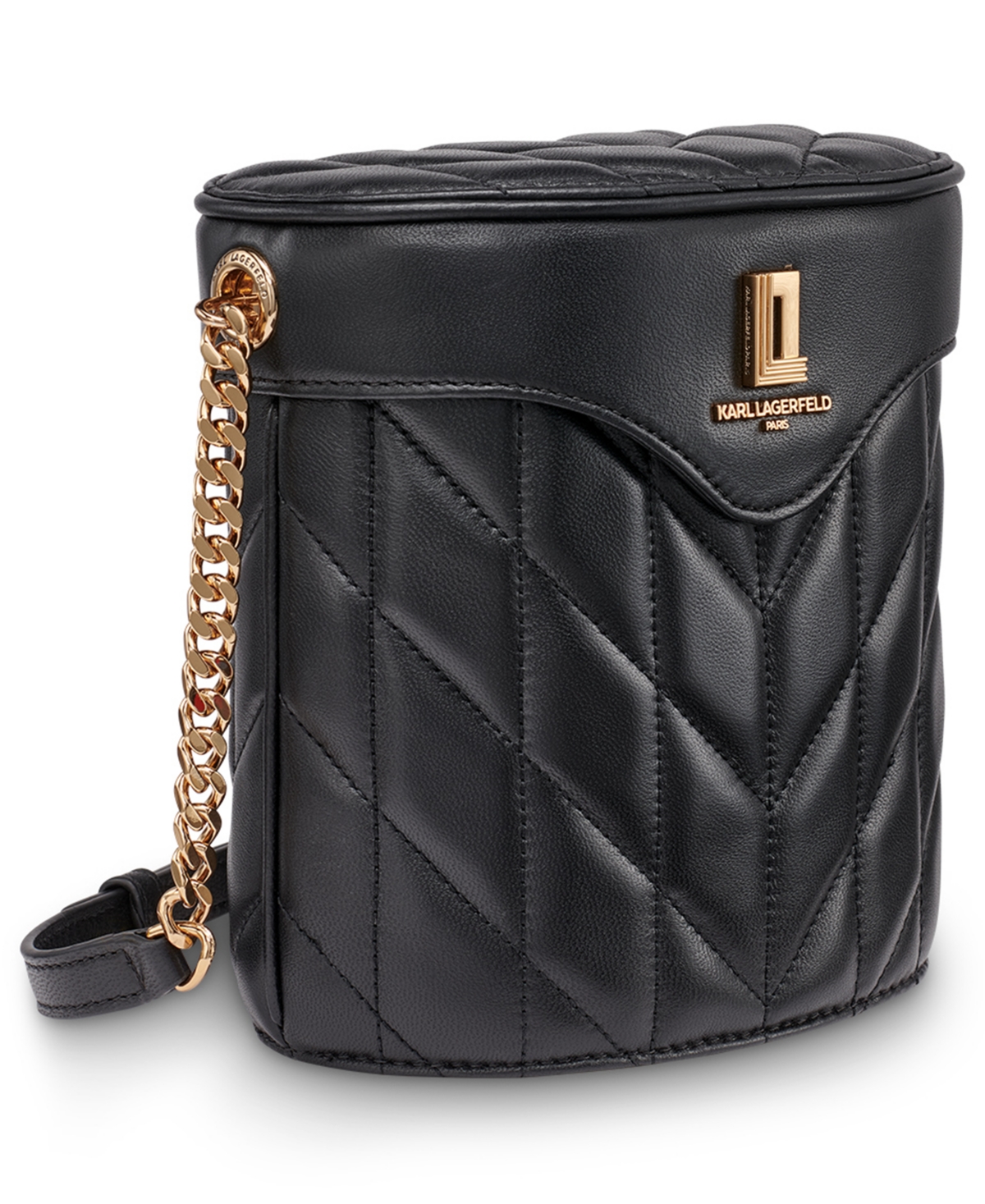 Karl Lagerfeld Simone Leather Crossbody Bag In Multi