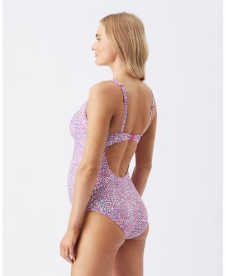 Maternity Ripe Skipper Tie Front One Piece