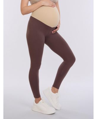 Women's Essential Stretch Secret Fit Over the Belly Maternity Leggings - Motherhood Maternity