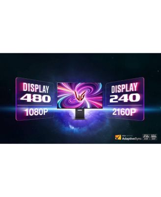 UltraGear 32GS95UE-B 32" 16:9 Dual Mode 4K UHD 240Hz & Full HD 480Hz OLED HDR Gaming Monitor