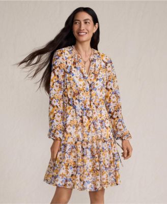 Women's Chiffon Above the Knee Adjustable Dress