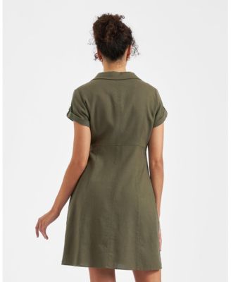 Maternity Ripe Colette Tie Up Nursing Dress