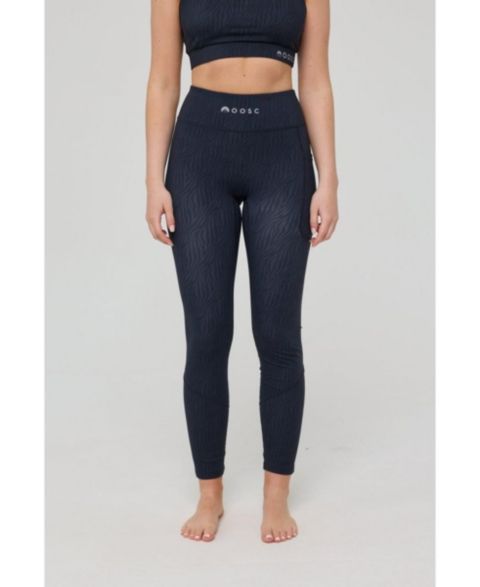 Женские леггинсы OOSC Infinite High Waisted - Black Tiger, цвет: Чёрный