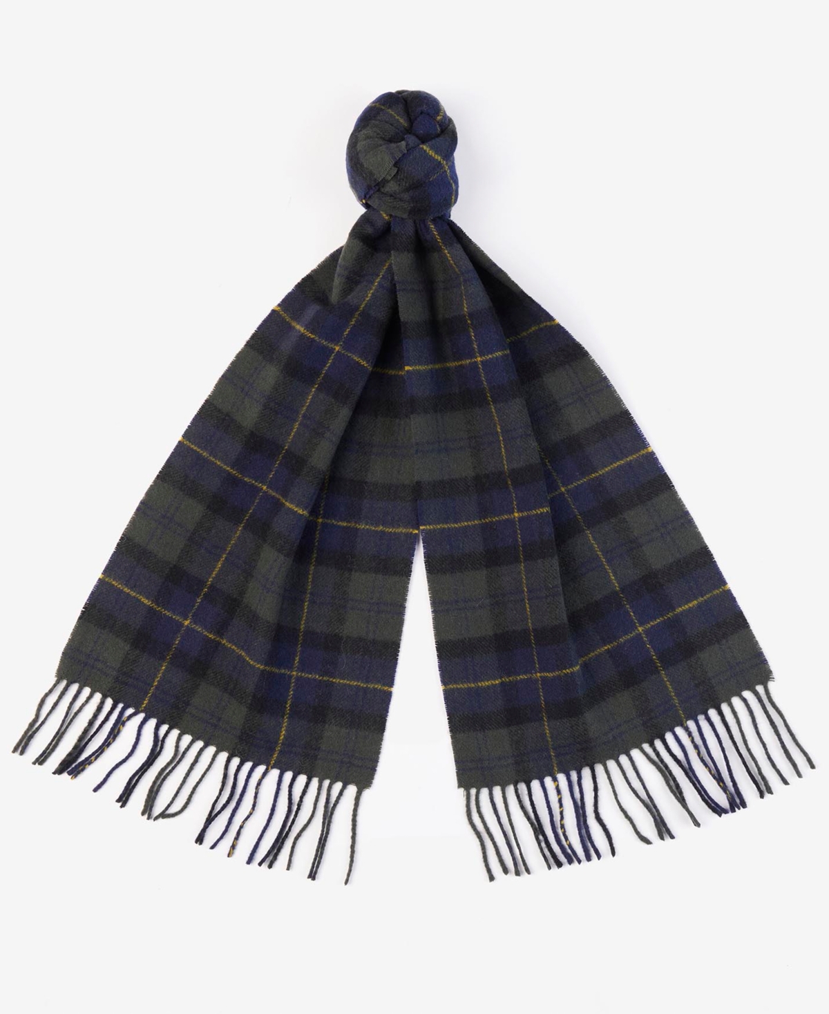 Barbour Men's Classic Tartan Scarf In Green