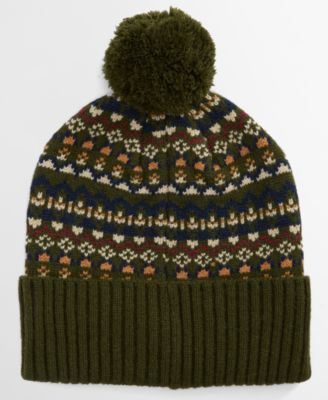 Men's Marlow Fair Isle Pom Beanie Hat