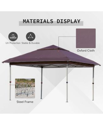12' x 12' Pop Up Canopy with Mesh Sidewall Netting,
