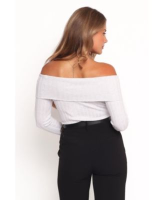 Women's Anderson Wide Rib Off Shoulder Top