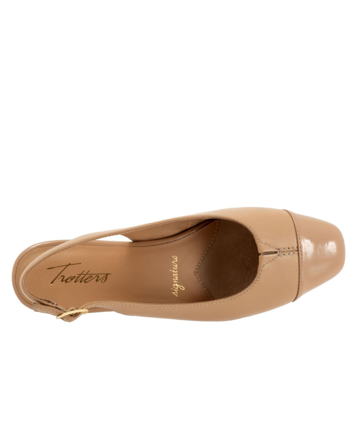 Женские туфли Trotters Dea Wedge Pump, цвет: Бежевый — фото 4