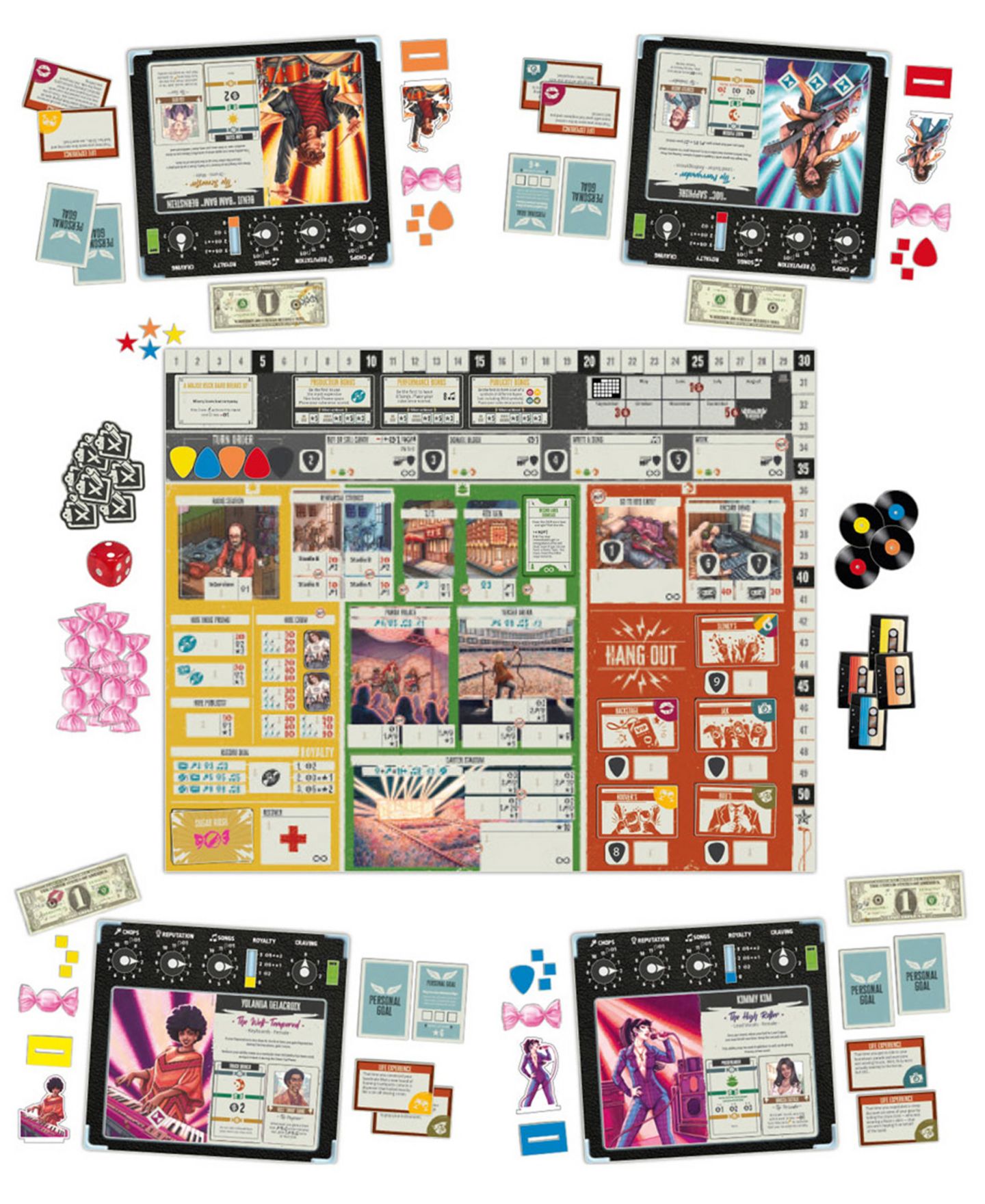 Детская игрушка Devir Rock Hard 1977 Board Game — фото 7