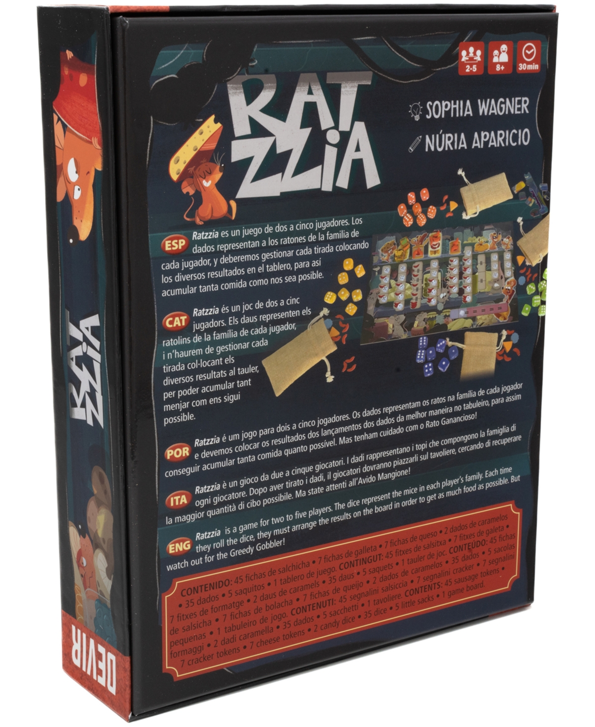 Devir Ratzzia Family Board Game In Multi