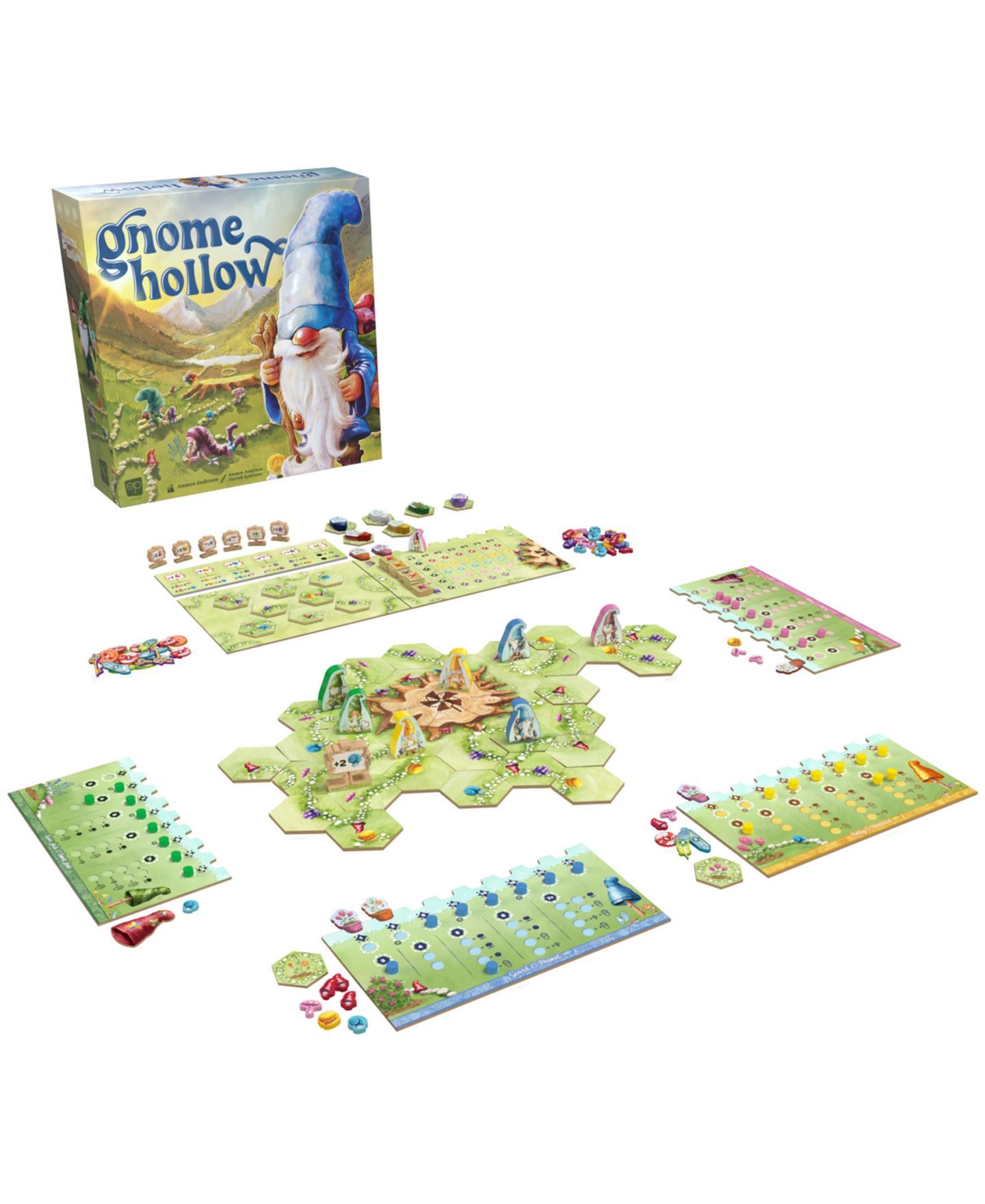 Семейная стратегическая настольная игра USAopoly Opoly Gnome Hollow, от 12 лет — фото 9