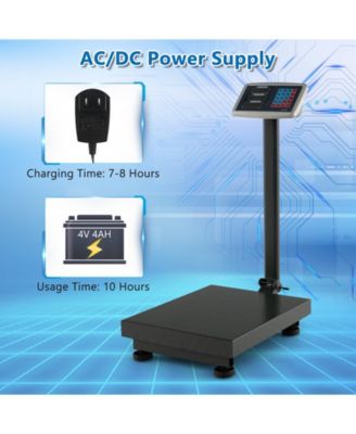 Digital Folding Platform Scale with Price Calculator, 660-lb Capacity