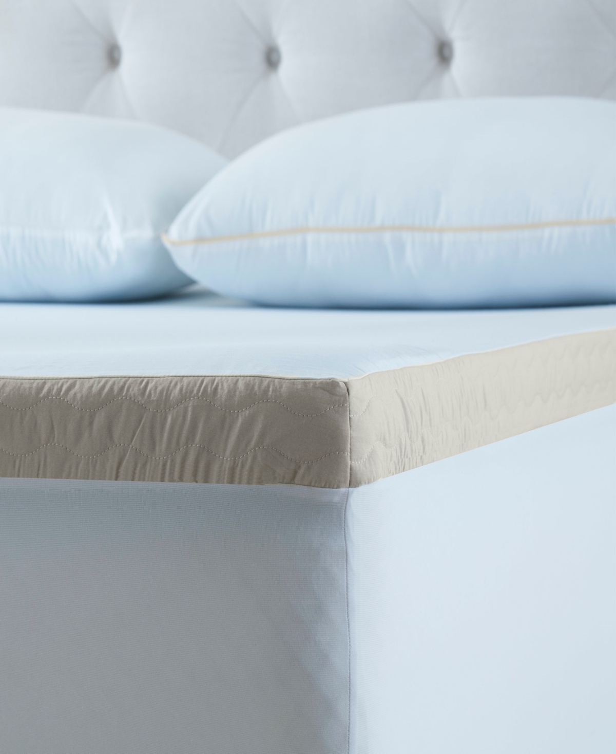 La-z-boy Hybrid Bliss 2" Memory Foam Mattress Topper, Twin In White