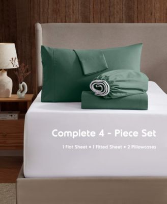 Premier Collection Deep Pocket 4 Piece Sheet Set, Queen
