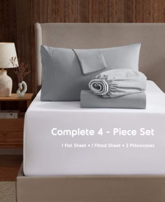 Premier Collection Deep Pocket 4 Piece Sheet Set, Queen