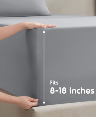 Premier Collection Deep Pocket 4 Piece Sheet Set, King