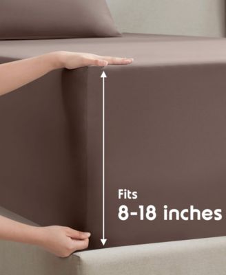 Premier Collection Deep Pocket 4 Piece Sheet Set, King